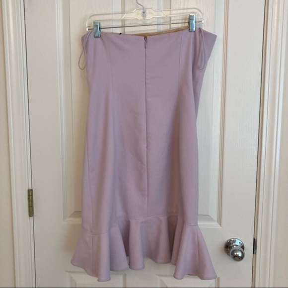 CINQ À SEPT Cassandra Strapless Ruffle Dress Sz 12 - Picture 7 of 11